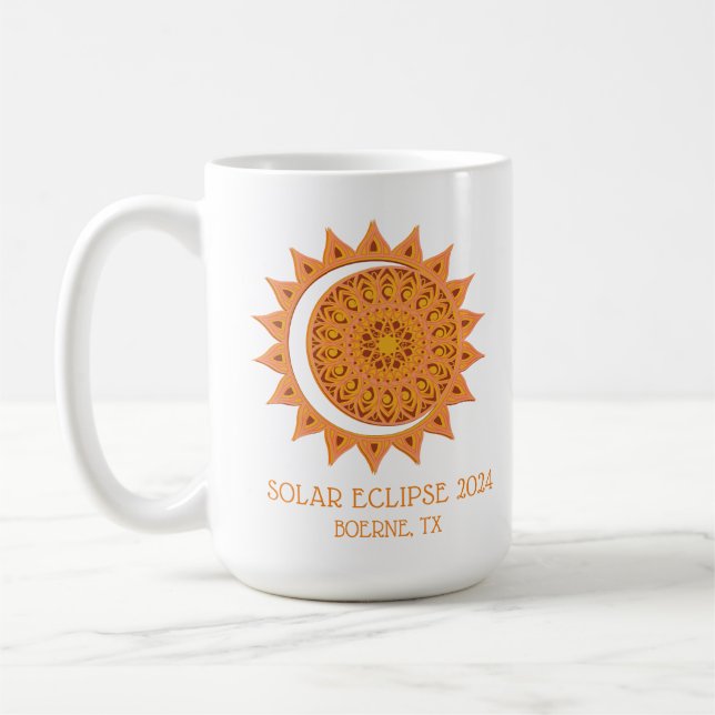 Caneca De Café Eclipse Personalizado 2024 (Esquerda)
