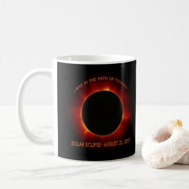 Caneca De Café Eclipse Solar (Com Donut)