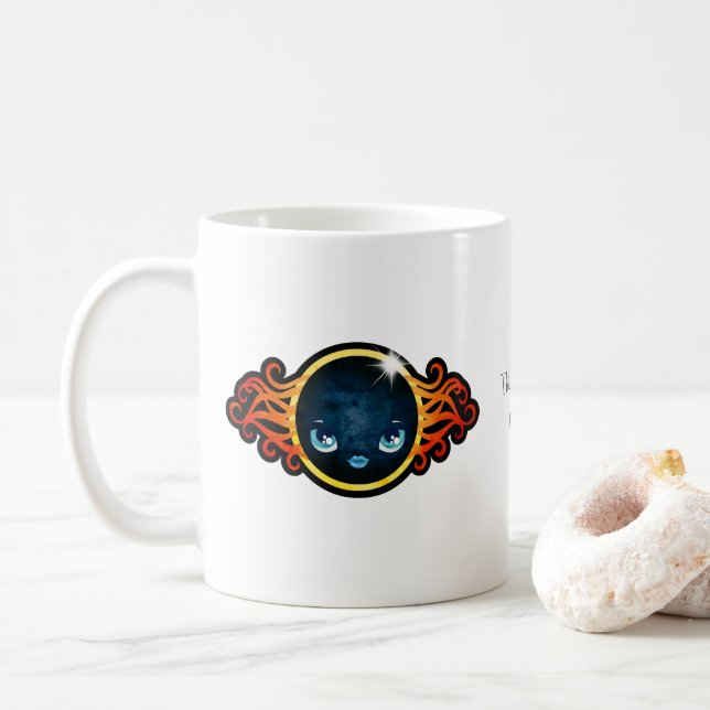 Caneca De Café Eclipse Solar 2017 (Com Donut)