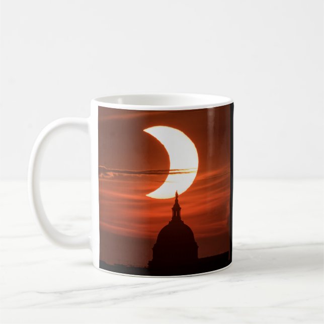 Caneca De Café Eclipse Solar 2021 (Esquerda)