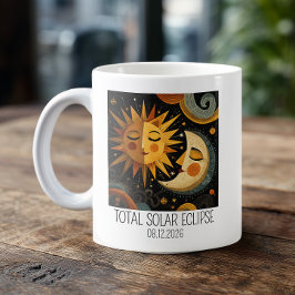 Caneca De Café Eclipse Solar Caprichoso