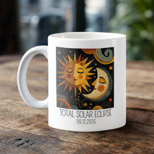 Caneca De Café Eclipse Solar Caprichoso