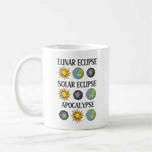 Caneca De Café Eclipse Solar Eclipse Solar Apocalypse Espaço Engr