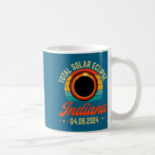 Caneca De Café Eclipse Solar Indiana Total Solar Design
