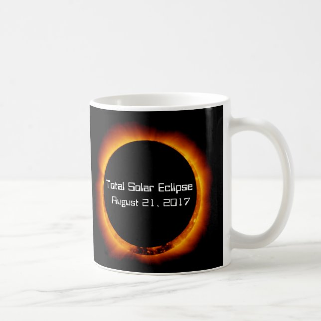 Caneca De Café Eclipse Solar Total 2017 (Direita)