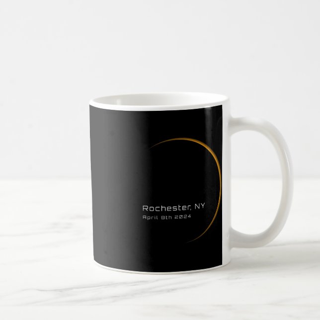 Caneca De Café Eclipse Solar Total 2024 (Direita)
