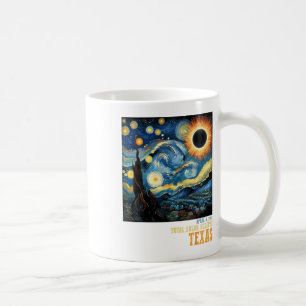 Caneca De Café Eclipse Solar Total 2024 Texas For Men Women