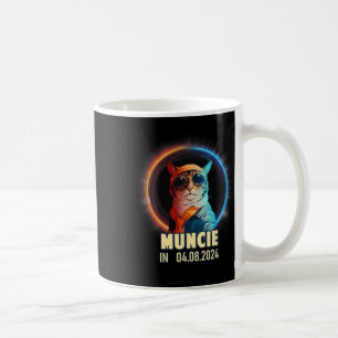 Caneca De Café Eclipse Solar Total de Muncie Indiana 2024