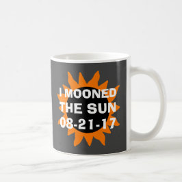 Caneca De Café Eclipse solar total eu Mooned o Sun engraçado