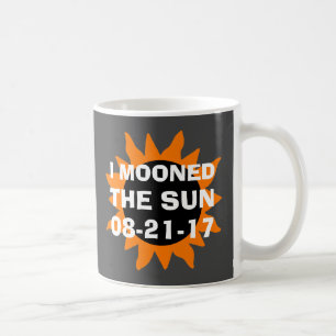 Caneca De Café Eclipse solar total eu Mooned o Sun engraçado