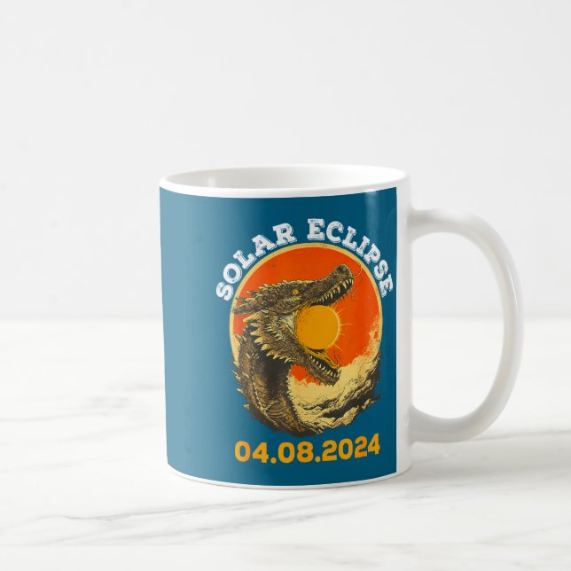 Caneca De Café Eclipse Total do Sol 04 08 Design (Direita)