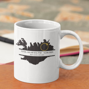 Caneca De Café Eclipse Total do Sol Agosto 2026 – Islândia Person