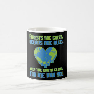 Caneca De Café Ecologismo protecção de clima protecção da