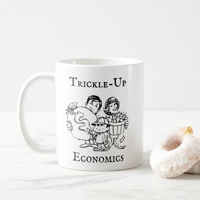 Caneca De Café Economia de Arranque (Com Donut)