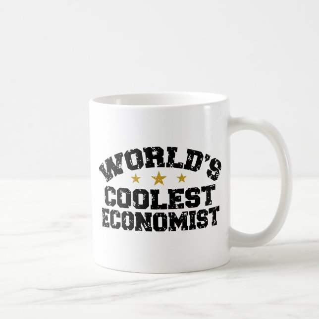 Caneca De Café Economista engraçado (Direita)