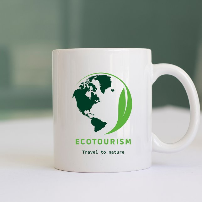 Caneca De Café Ecoturismo Viagem da Natureza (Criador carregado)