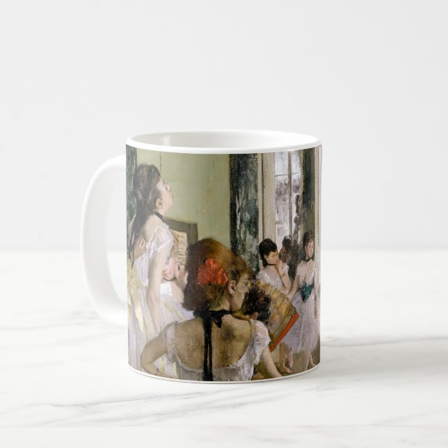 Caneca De Café Edgar Degas - A Classe da Dança (Frente Esquerda)