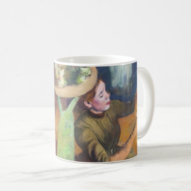 Caneca De Café Edgar Degas - A Loja de Chapéus (Frente Esquerda)