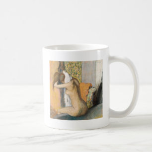 Caneca De Café Edgar Degas   após o banho, pescoço de secagem da