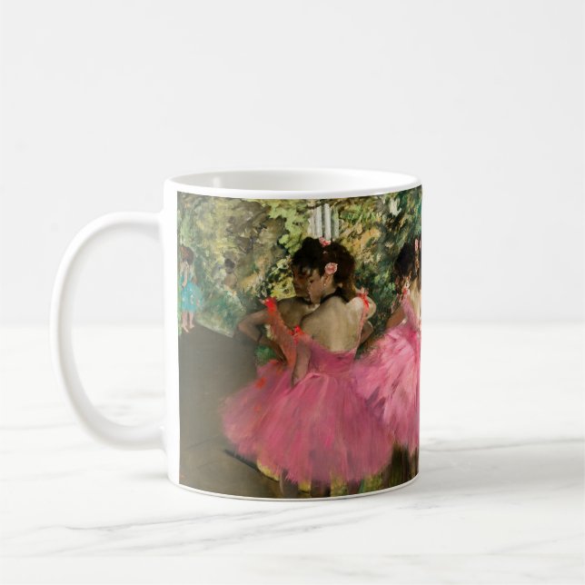 Caneca De Café Edgar Degas - Dançarinos a rosa (Esquerda)