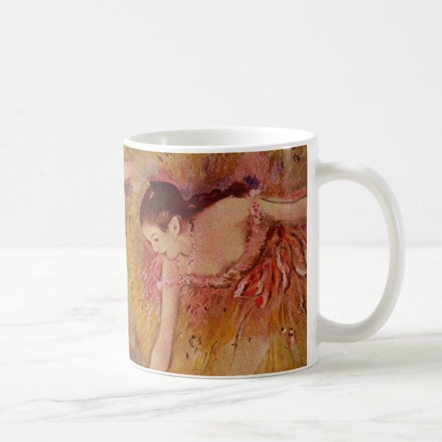 Caneca De Café Edgar Degas Dancers Baixando Mug (Direita)