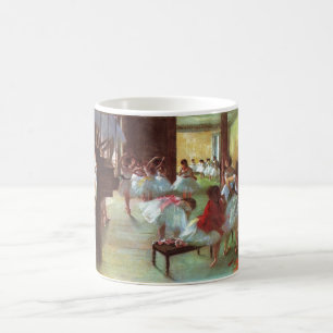 Caneca De Café Edgar Degas - óleo do dançarino da escada dos