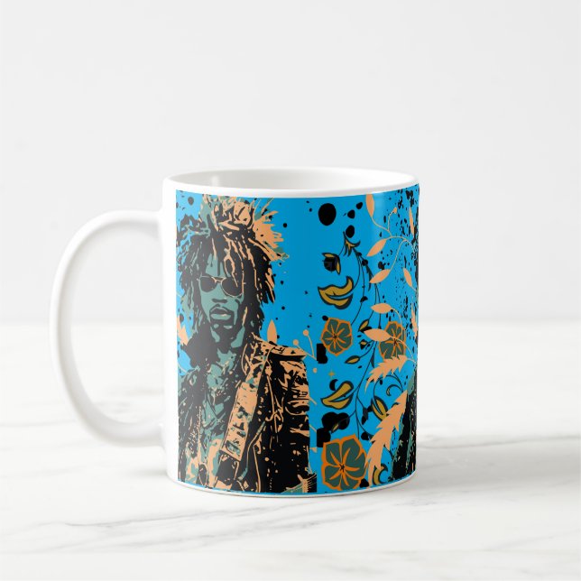 Caneca De Café Edgy Grunge, O Jogador (Esquerda)