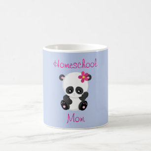 Caneca De Café Edição bonito da mamã de Homeschool da panda