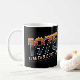Caneca De Café Edição limitada, ano de nascimento 1975