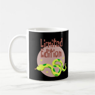 Caneca De Café Edição limitada cobra amarelo Kawaii e verde