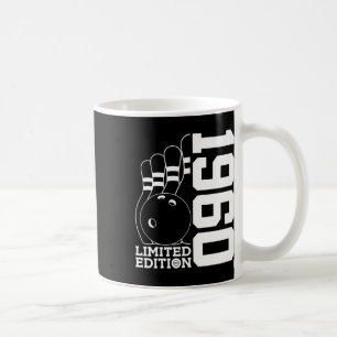 Caneca De Café Edição Limitada de Aniversário de Boliche 1960