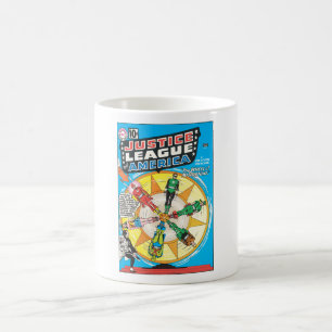 Caneca De Café Edição nº 6 da Liga da Justiça da América - s