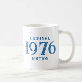 Caneca De Café Edição Original de 1976 em azul oceano