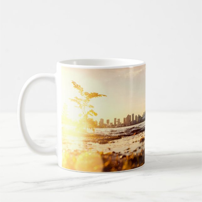 CANECA DE CAFÉ EDIFÍCIO ELEVADO PELO MAR (Esquerda)