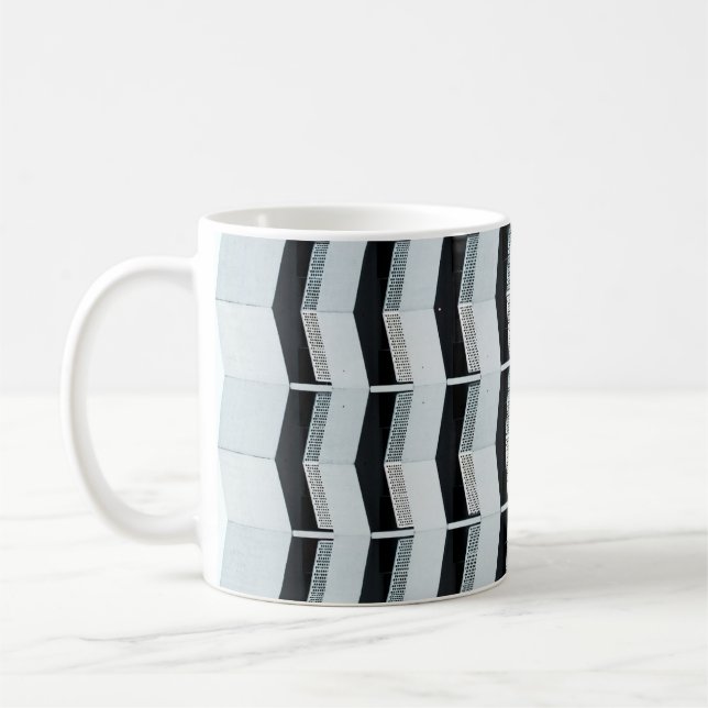 Caneca De Café Edifício pintado branco (Esquerda)