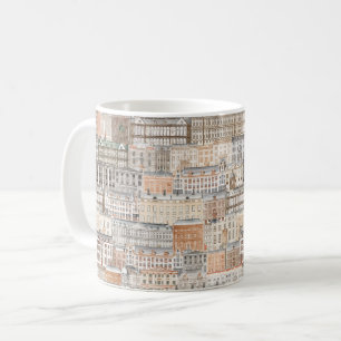 Caneca De Café Edifícios Europeus Antigos