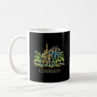 Caneca De Café Edinburgh City Scotland Uk For