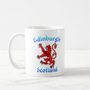 Caneca De Café Edinburgh Scotland Lion Rampant Scottish Flag