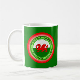 Caneca De Café Edit Matching Welsh Dragon Rua Dia de David