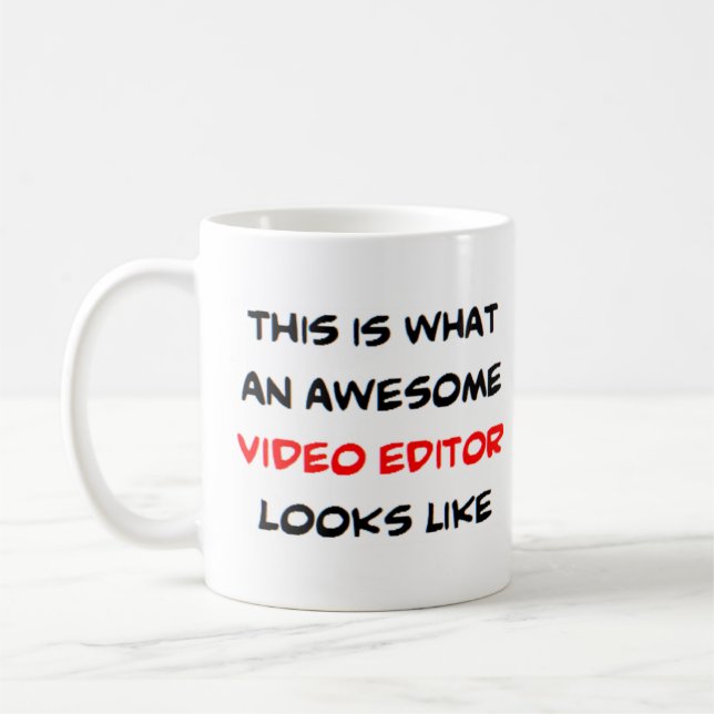 Caneca De Café editor de vídeo, incrível (Esquerda)
