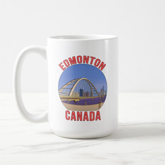 Caneca De Café Edmonton Alberta Canada (Esquerda)