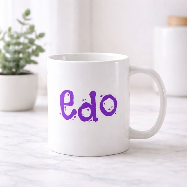 Caneca De Café Edo Roxo (Criador carregado)