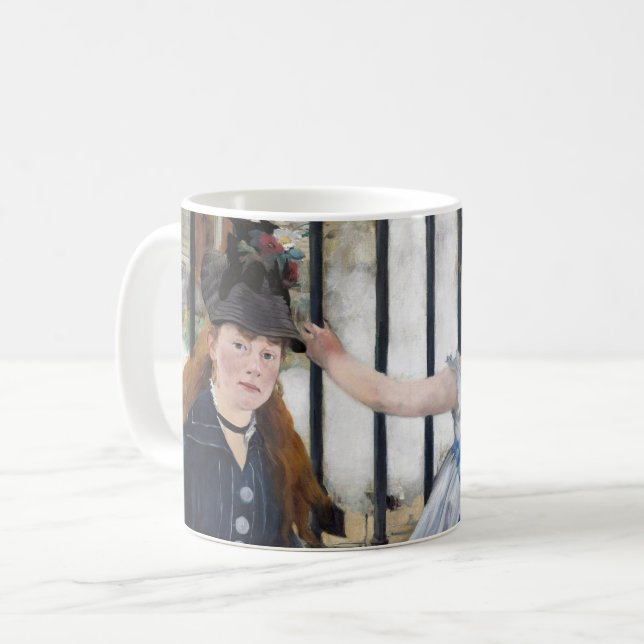 Caneca De Café Edouard Manet - A Ferrovia (Frente Esquerda)