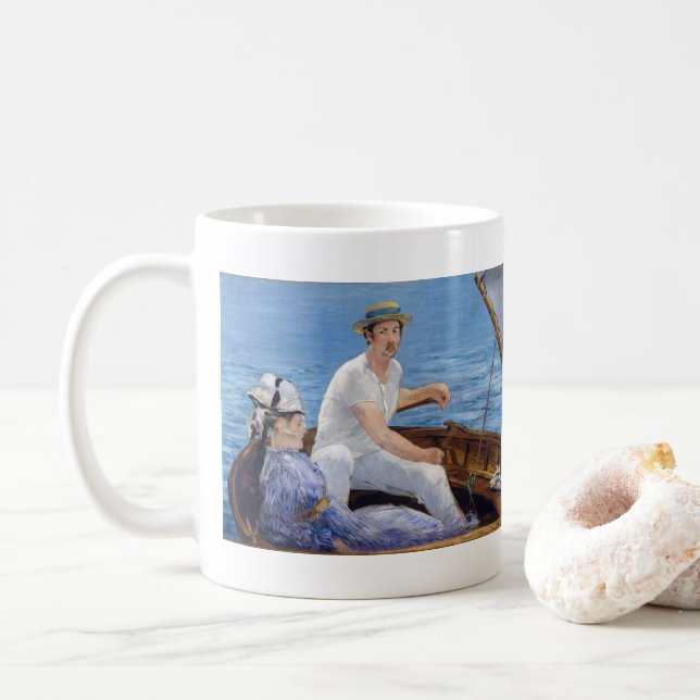 Caneca De Café Edouard Manet - Barco (Com Donut)