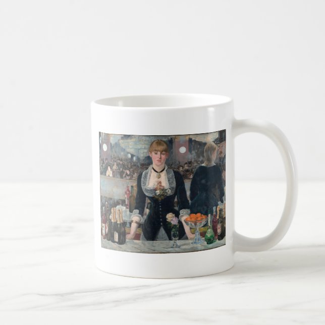 Caneca De Café Edouard Manet é um Bar no Folies-Bergère (Direita)