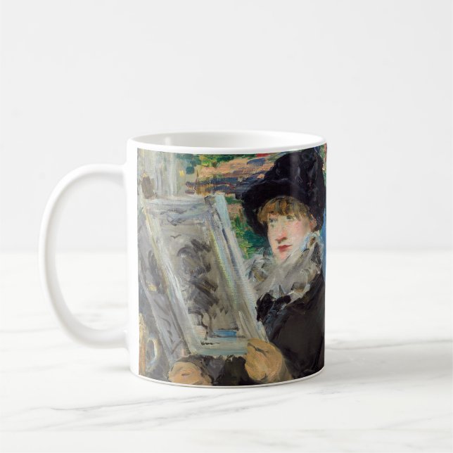 Caneca De Café Edouard Manet - Leitura de Mulher (Esquerda)
