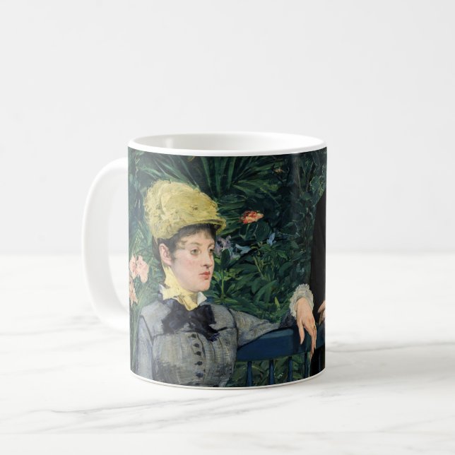 Caneca De Café Edouard Manet - No Conservatório (Frente Esquerda)