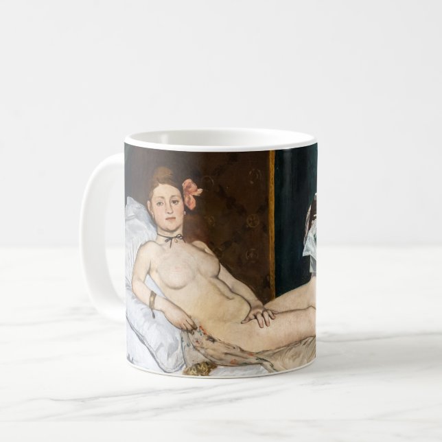 Caneca De Café Edouard Manet - Olympia (Frente Esquerda)