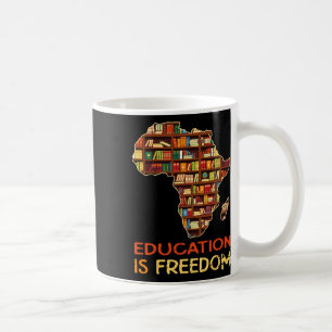 Caneca De Café Educação é história negra africana na América afri