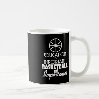 Caneca De Café Educação É Importante Para O Basquete